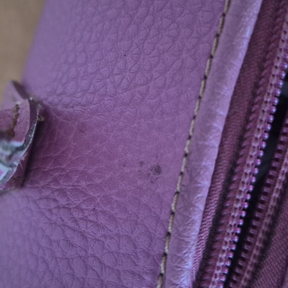 Tommy Hilfiger Mini Pink Leather Satchel With Detachable Shoulder Strap Vintage - Picture 9 of 16